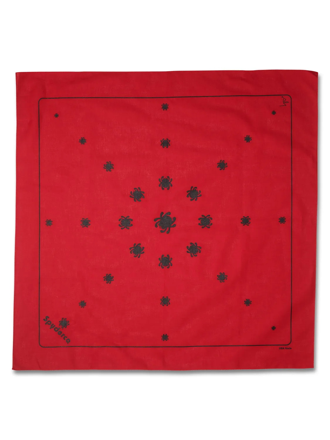 Spyderco Bandana Halstuch Baumwolle rot 67 cm