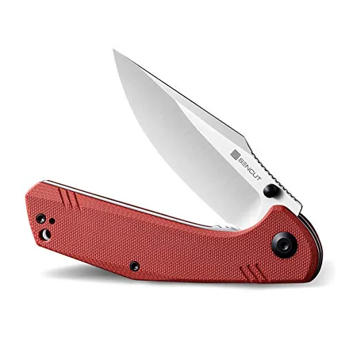 SENCUT Actium SA02A Taschenmesser G10 Burgundy D2
