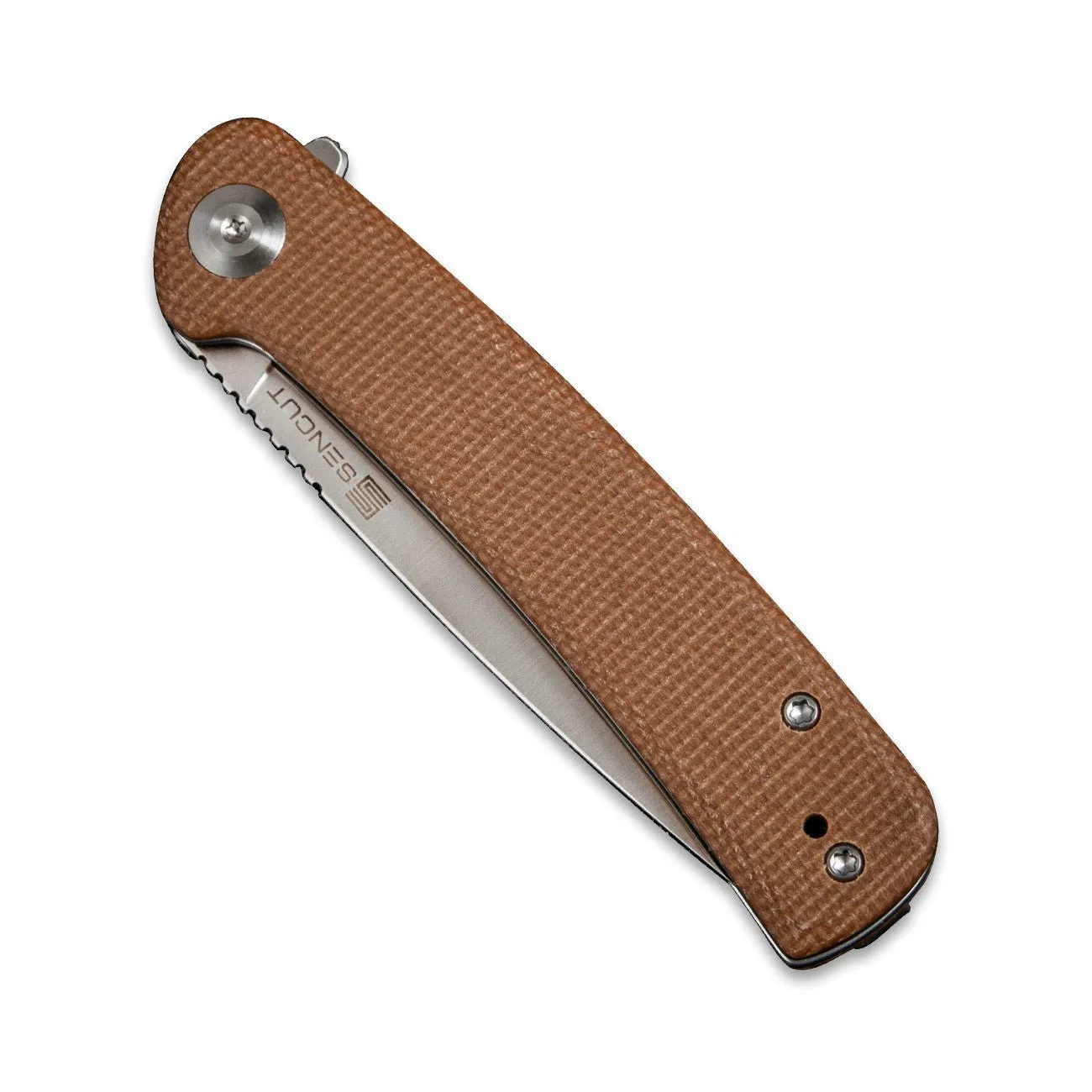 SENCUT Neches SA09D Taschenmesser Brown Micarta