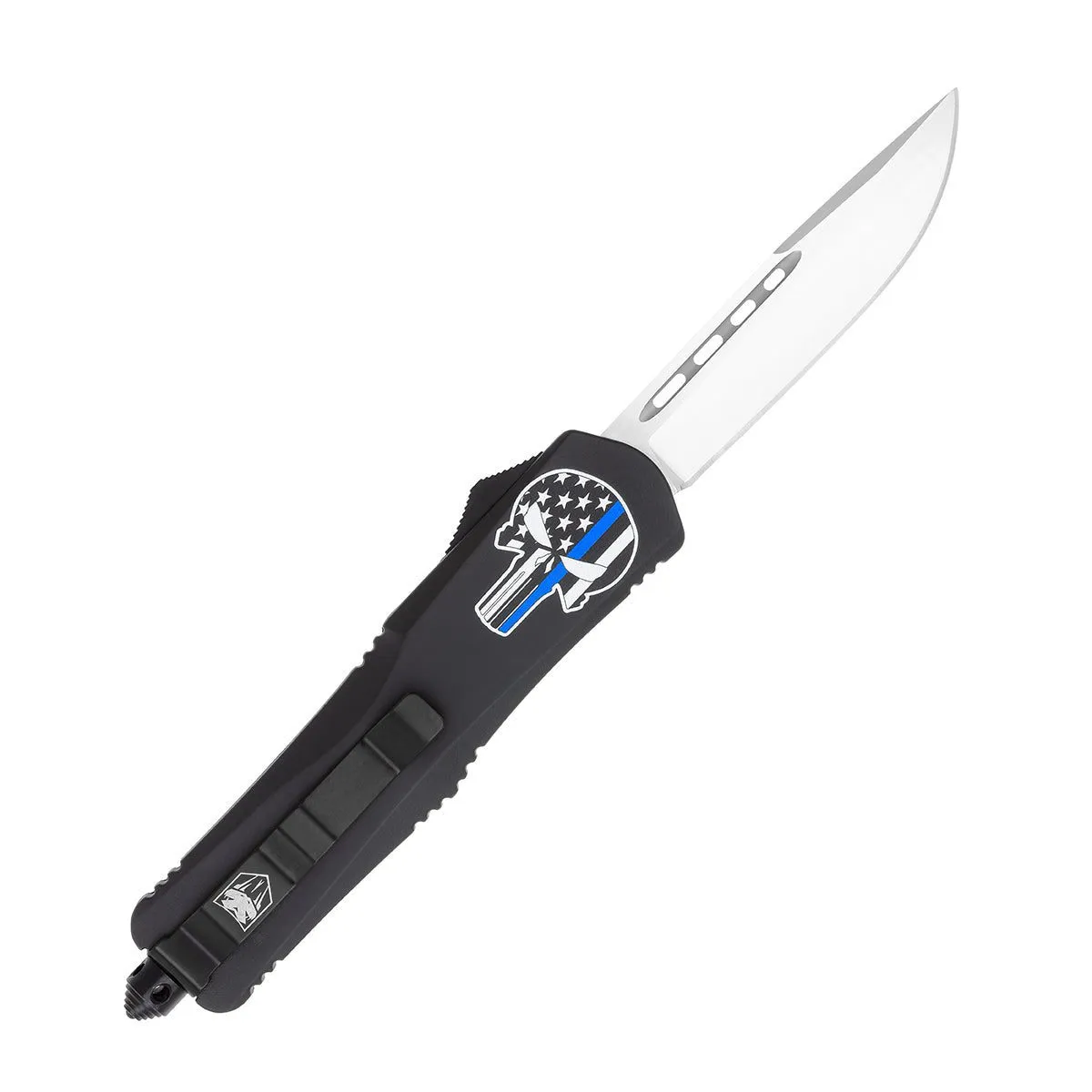 CobraTec FS-3 Medium OTF-Messer Blue Line Punisher D2
