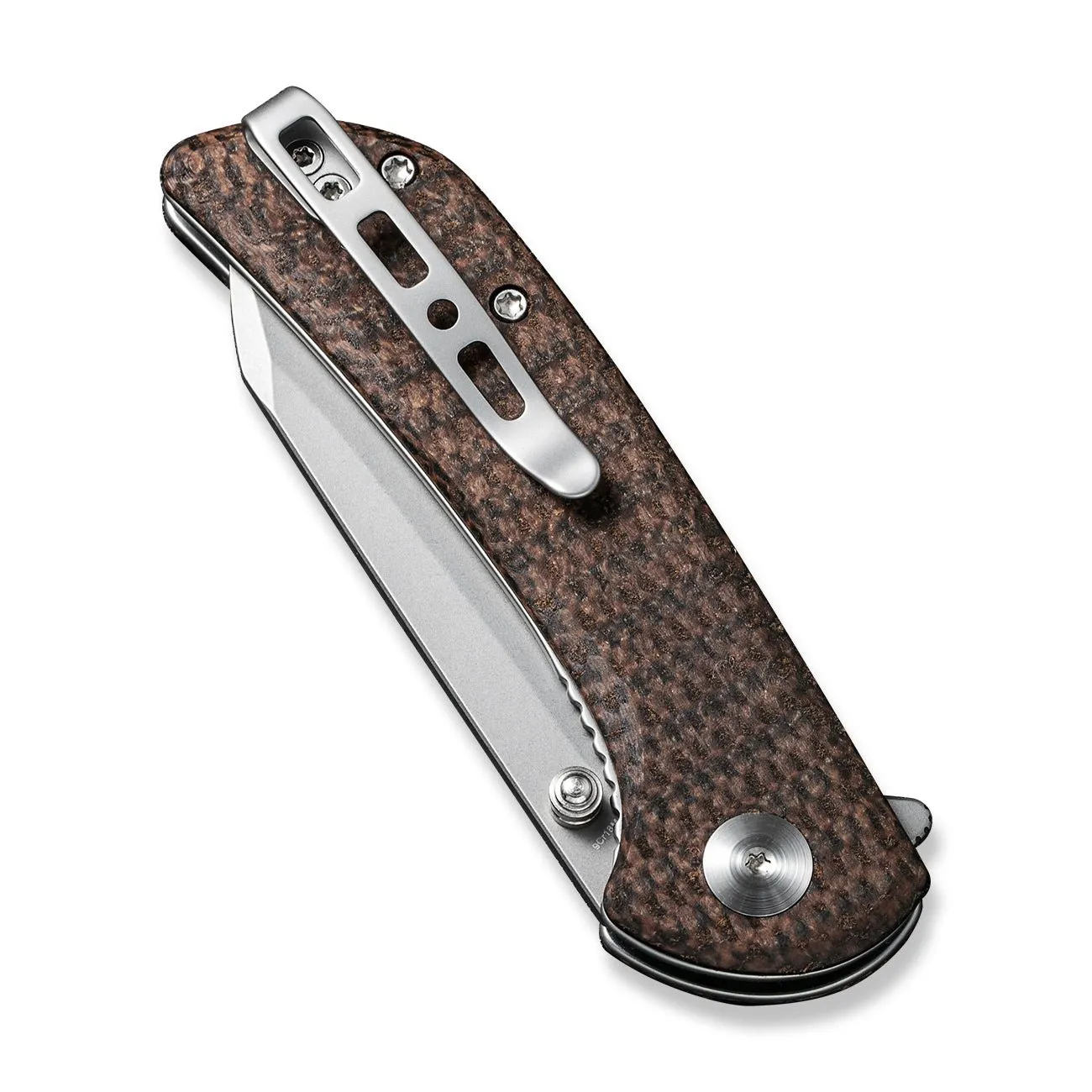 SENCUT Fritch S22014-3 Klappmesser Micarta Dunkelbraun