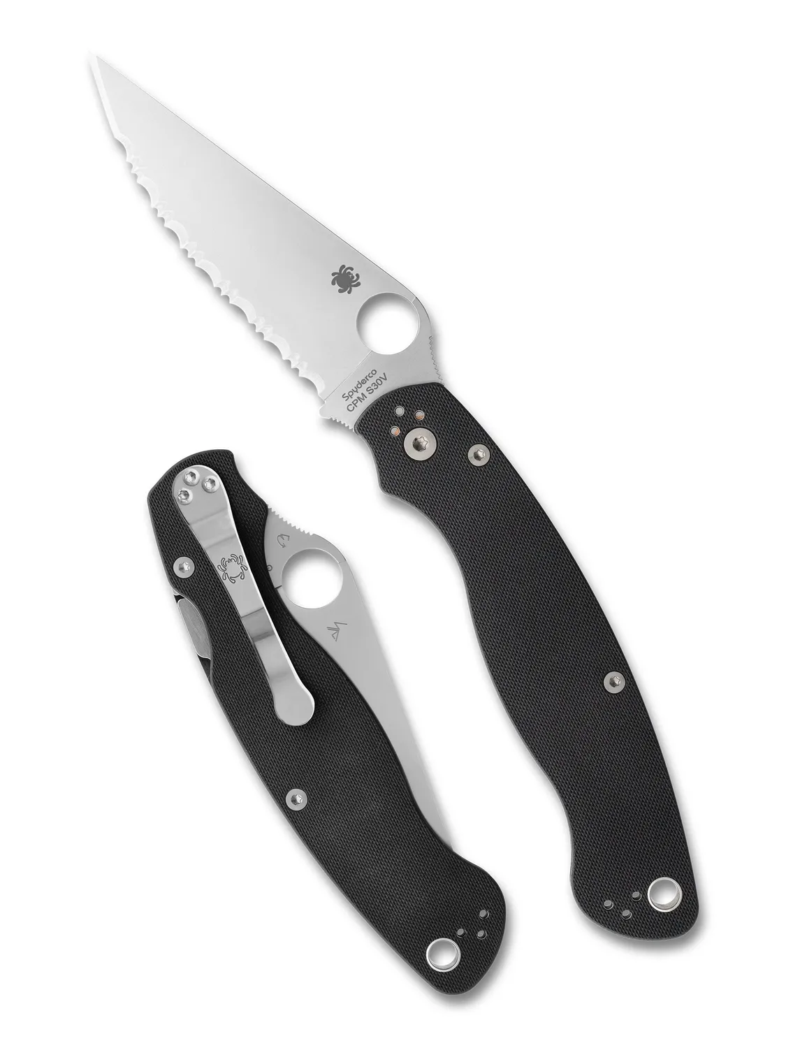 Byrd Military 2 Taschenmesser Schwarz glatt