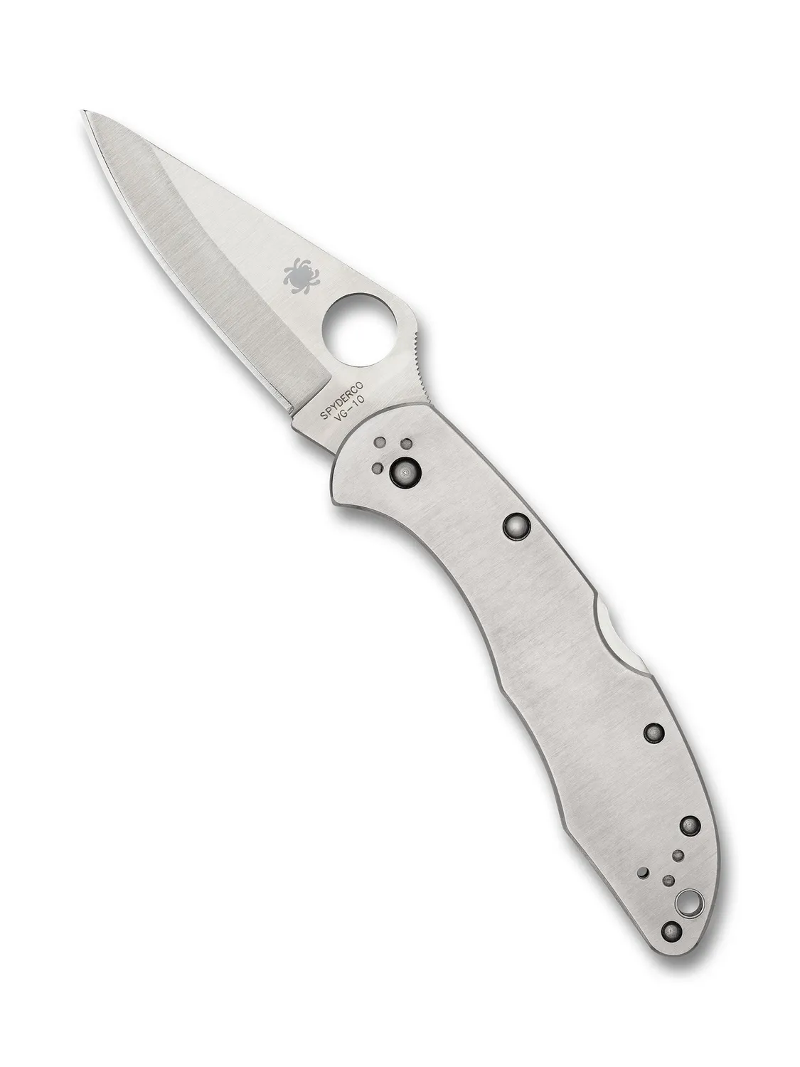 Spyderco Delica 4 Stainless Taschenmesser VG-10 PlainEdge