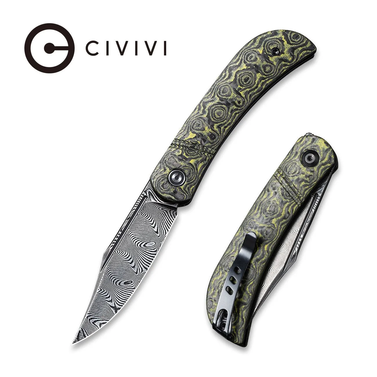 Civivi Appalachian Drifter C2015DS-3 Taschenmesser Damast G10