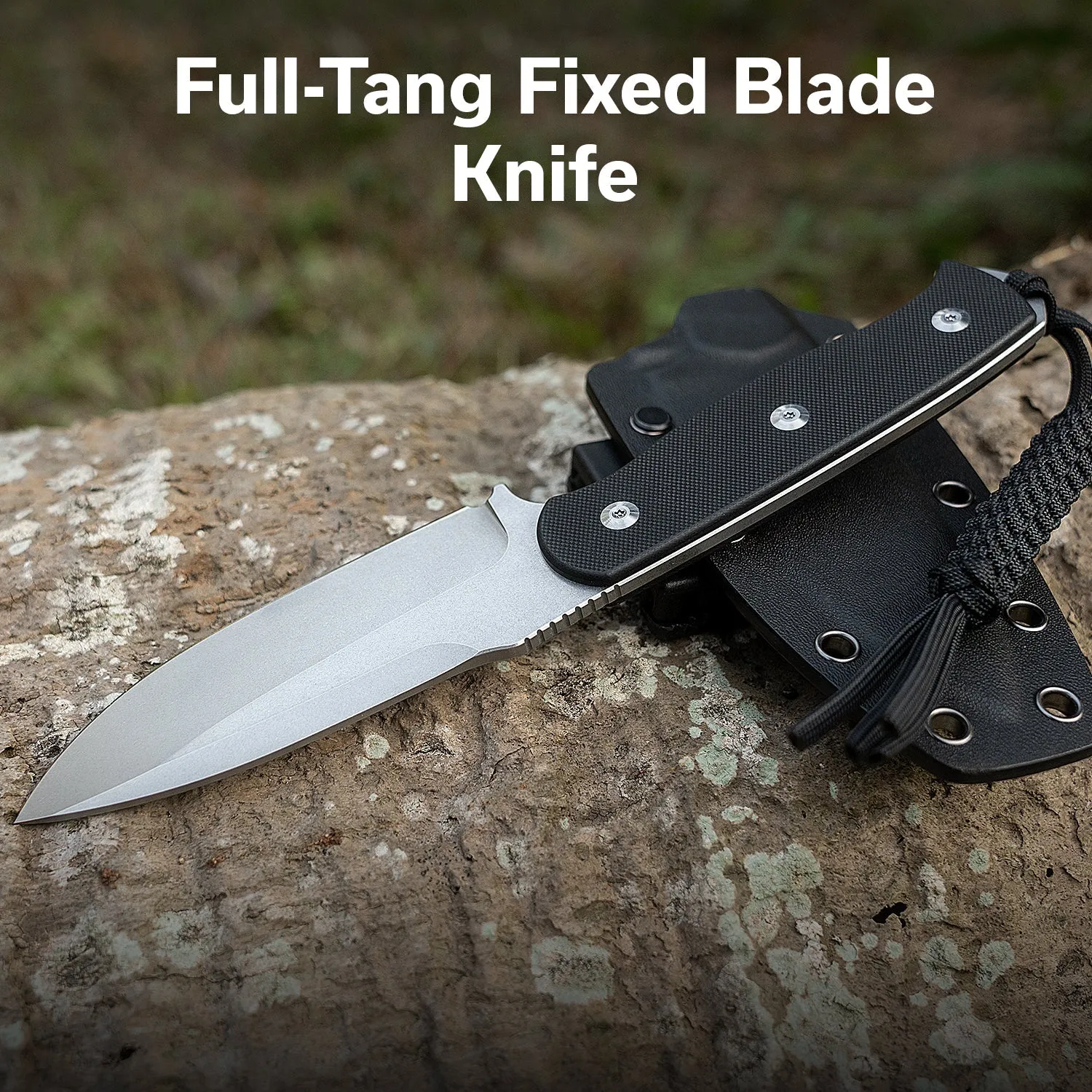 SENCUT Toxodon S24036-1 Fixed Blade G10 Schwarz