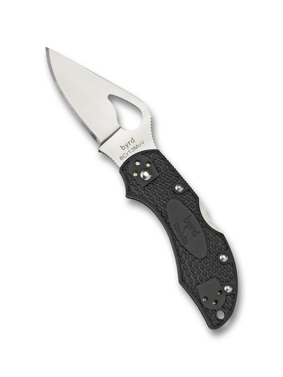 Byrd Robin 2 Lightweight Taschenmesser Schwarz glatt