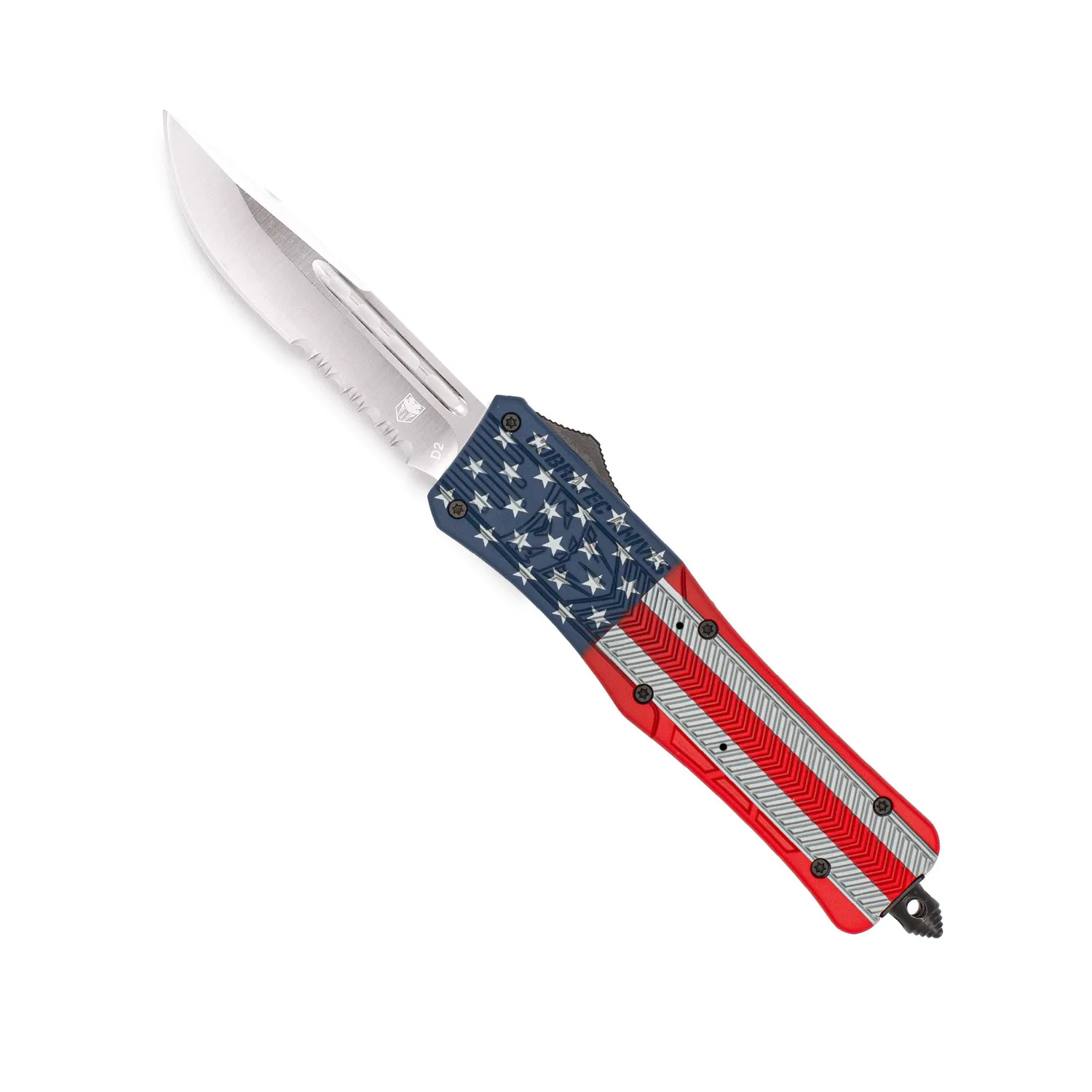 CobraTec CTK-1 Medium OTF Messer American Flag Cerakote