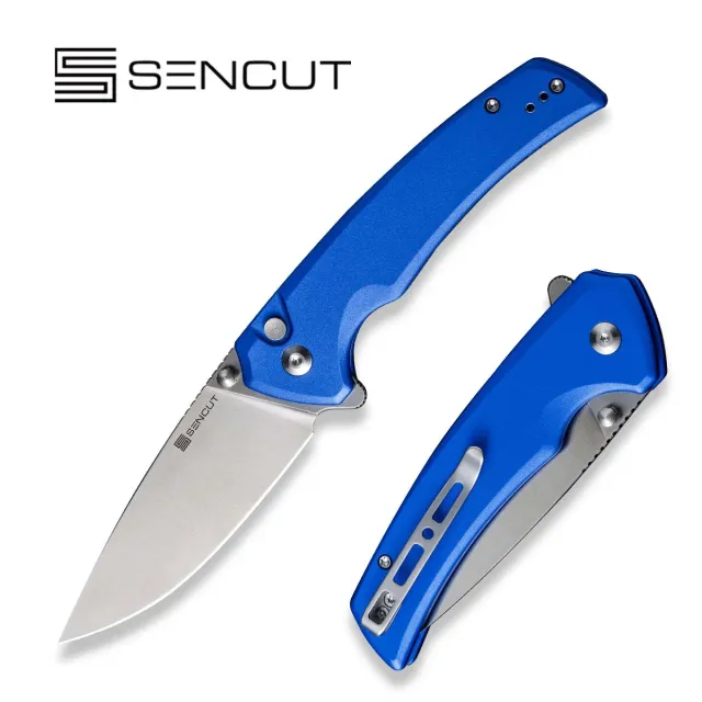 SENCUT Serene S21022B-4 Taschenmesser Blau Aluminium