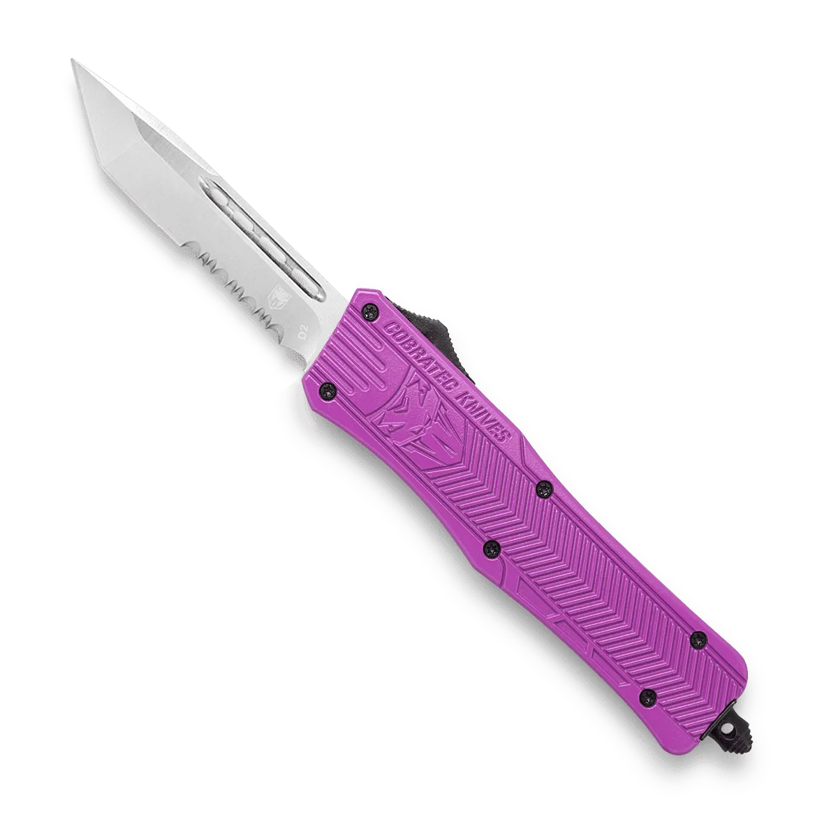 CobraTec CTK-1 Medium OTF-Messer Lila Cerakote
