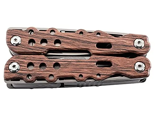 Herbertz Top Collection 106800 Multitool Holzoptik 12 Funktionen