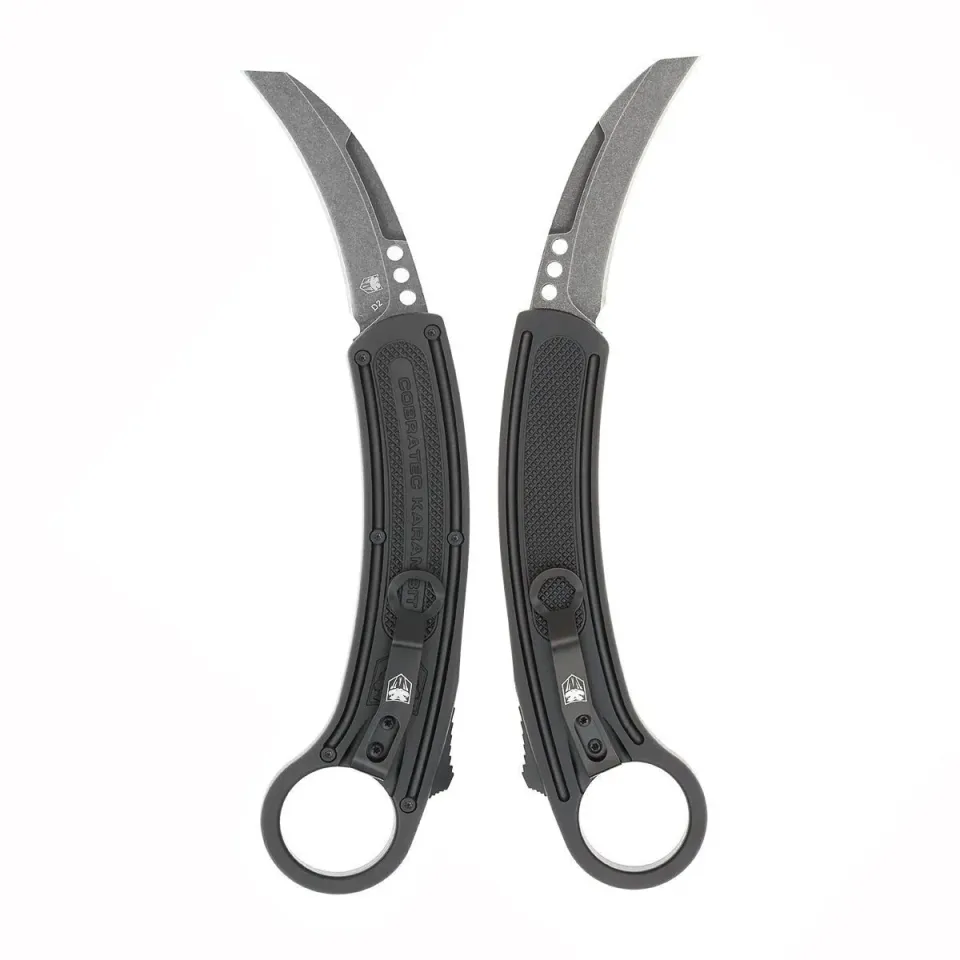 CobraTec Karambit OTF Messer D2 Double Action Ring