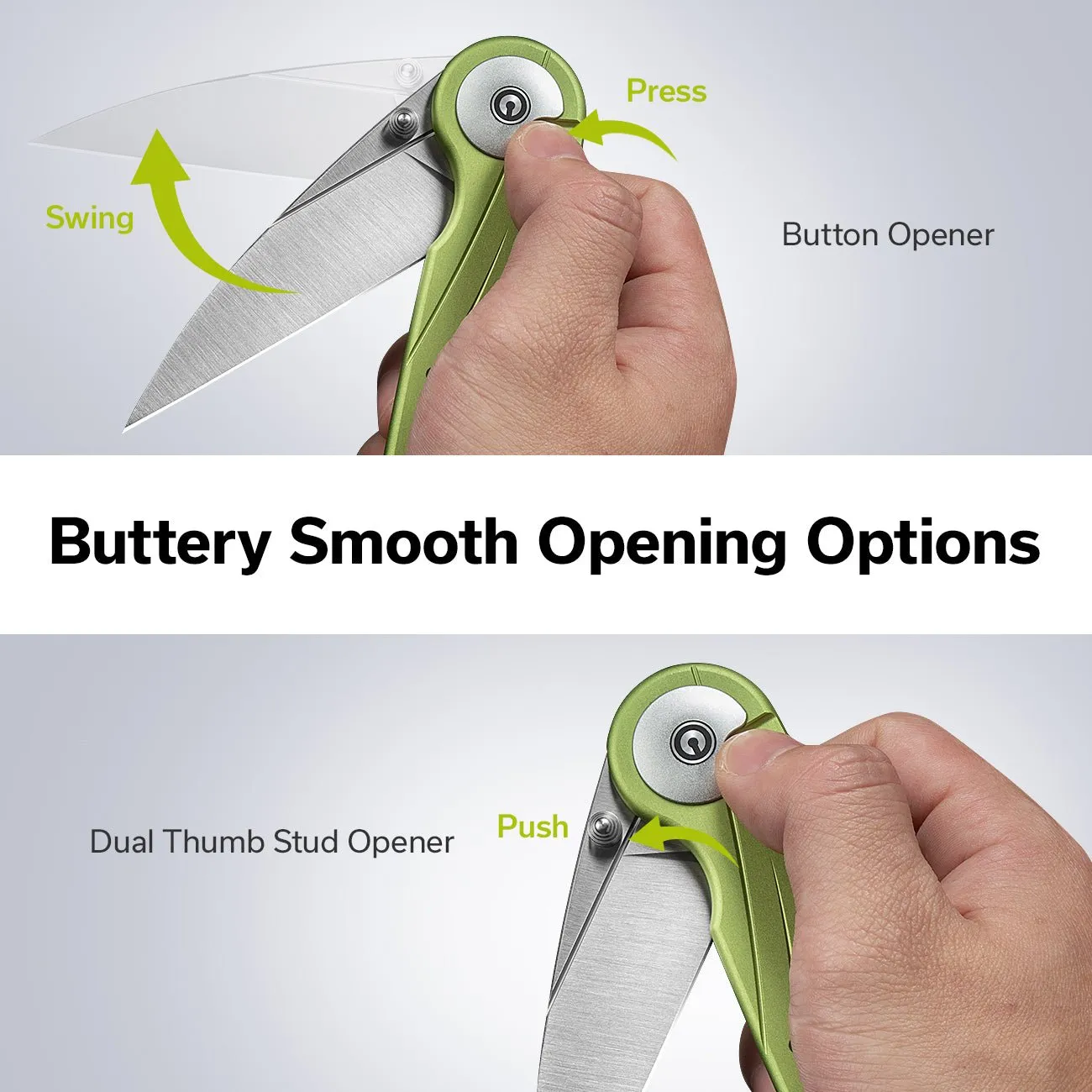 Civivi Starflare C23052-3 Taschenmesser Lime Nitro-V