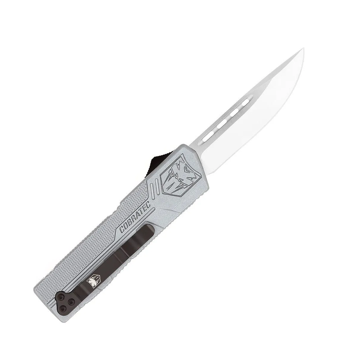 CobraTec Lightweight OTF-Messer Grau Cerakote D2
