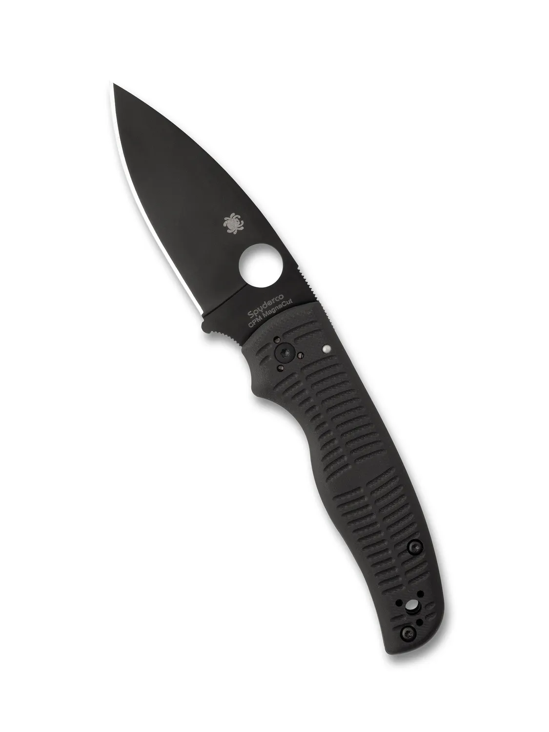 Spyderco Shaman Salt Taschenmesser schwarz DLC MagnaCut