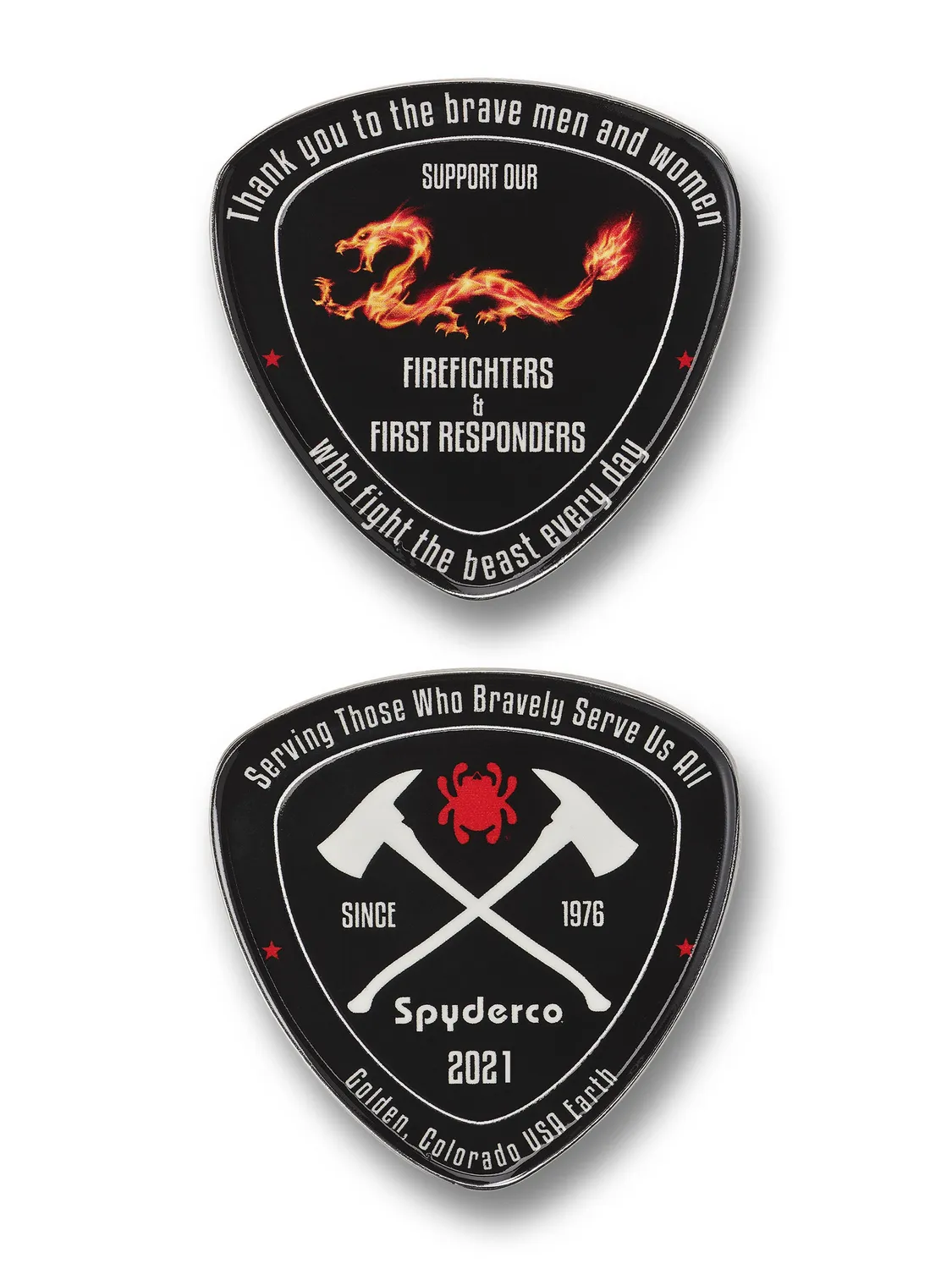 Spyderco Fire Dragon Coin Sammlermünze