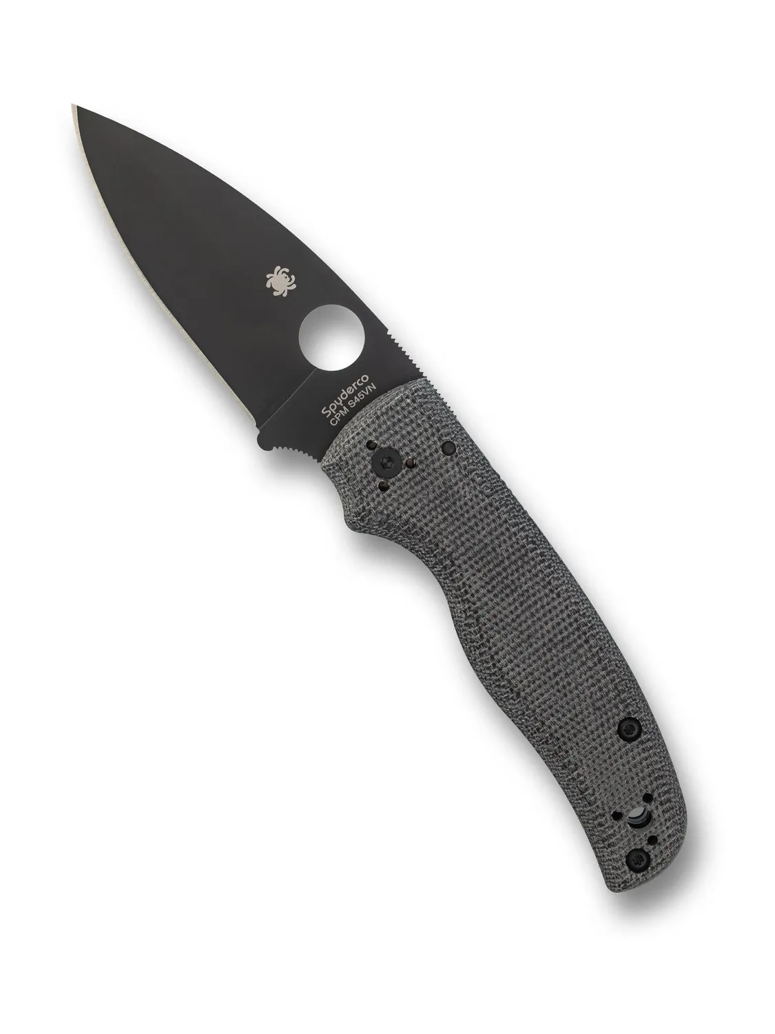 Spyderco Shaman S45VN Klappmesser Micarta grau Exclusive