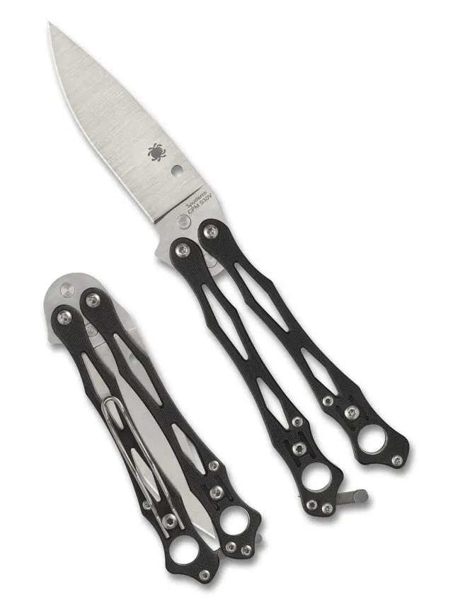 Spyderco SmallFly 2 Balisong CPM S30V G-10