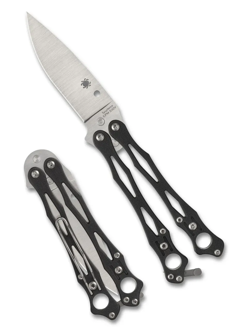 Spyderco SmallFly 2 Balisong CPM S30V G-10