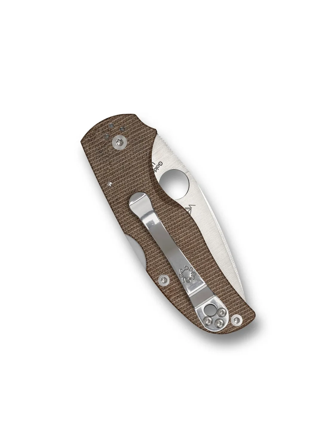 Spyderco Native 5 Taschenmesser braun Micarta Cru-Wear