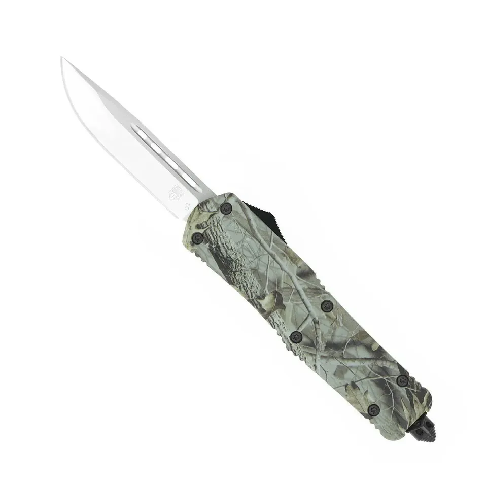 CobraTec FS-3 Large OTF-Messer Woodland D2 Klinge
