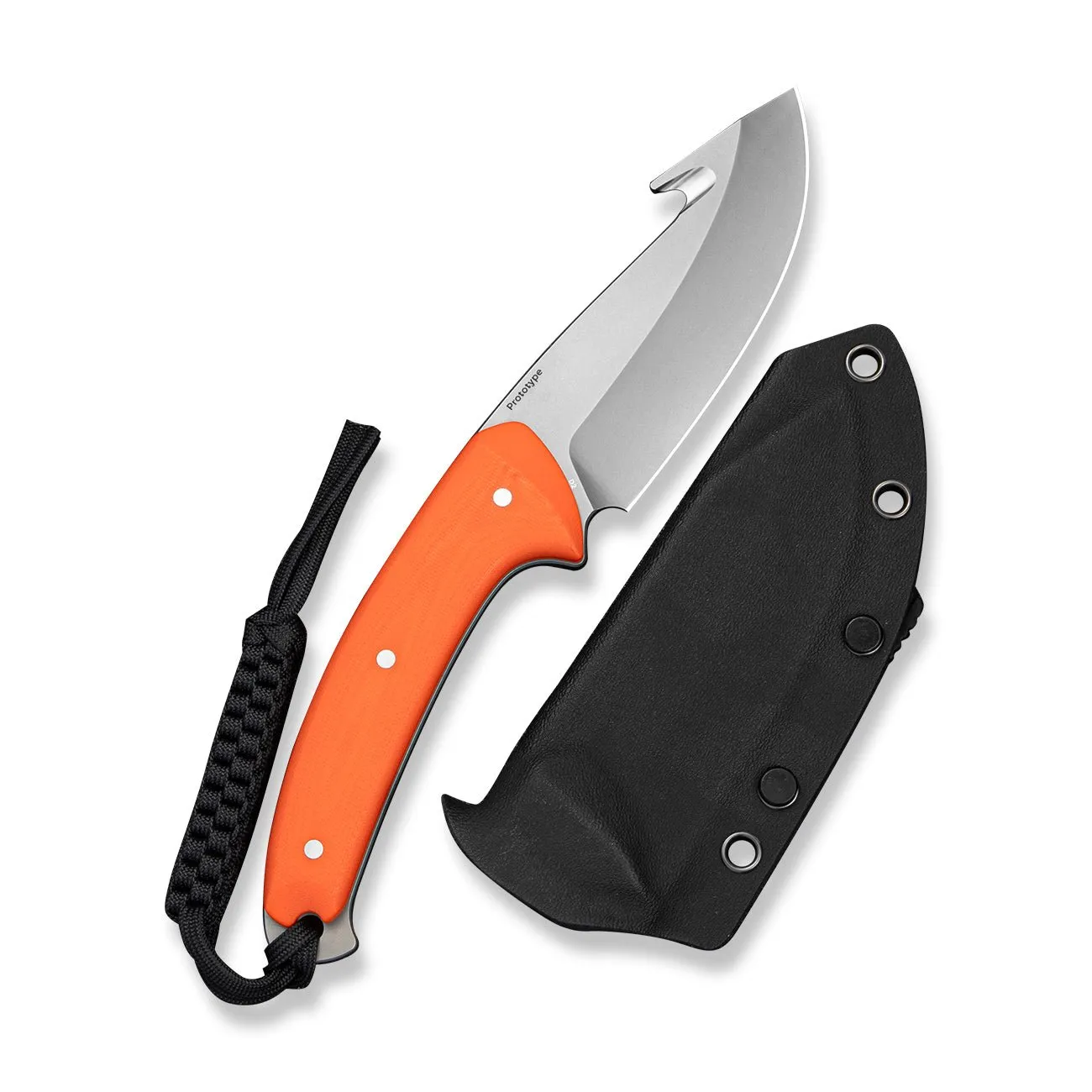 SENCUT Juncture S25113 Feststehendes Messer Orange D2