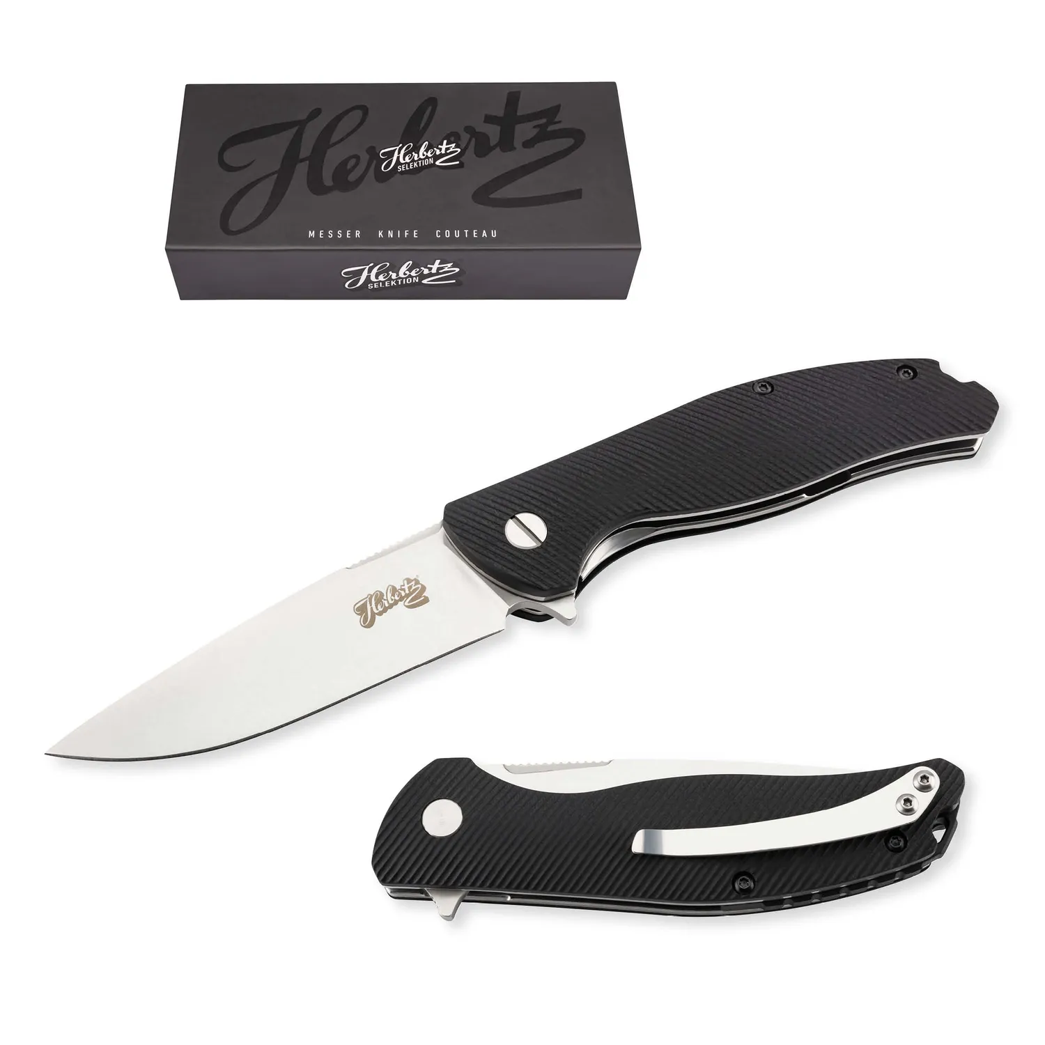 Herbertz Selektion Einhandmesser G10 Flipper 440