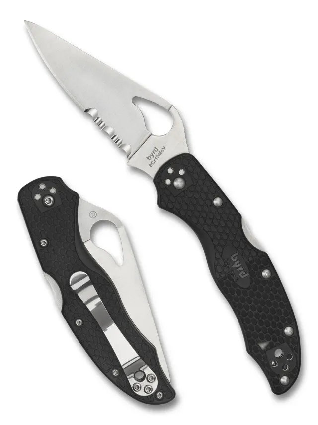Byrd Harrier 2 Lightweight Taschenmesser ComboEdge FRN