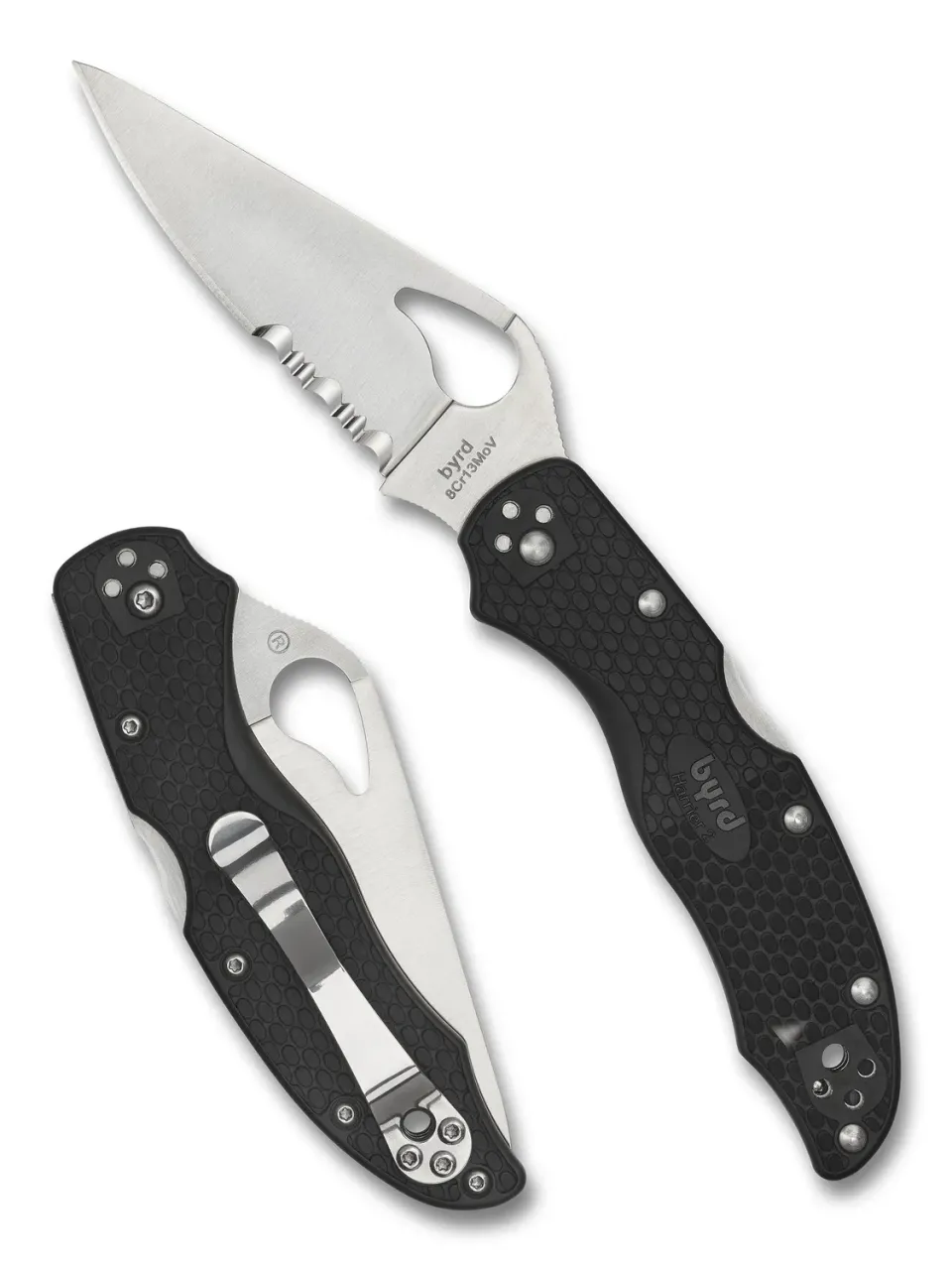 Byrd Harrier 2 Lightweight Taschenmesser ComboEdge FRN