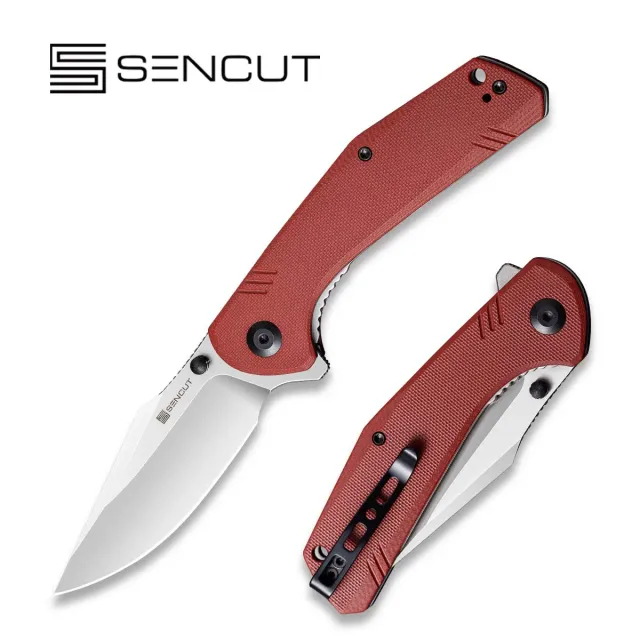 SENCUT Actium SA02A Taschenmesser G10 Burgundy D2