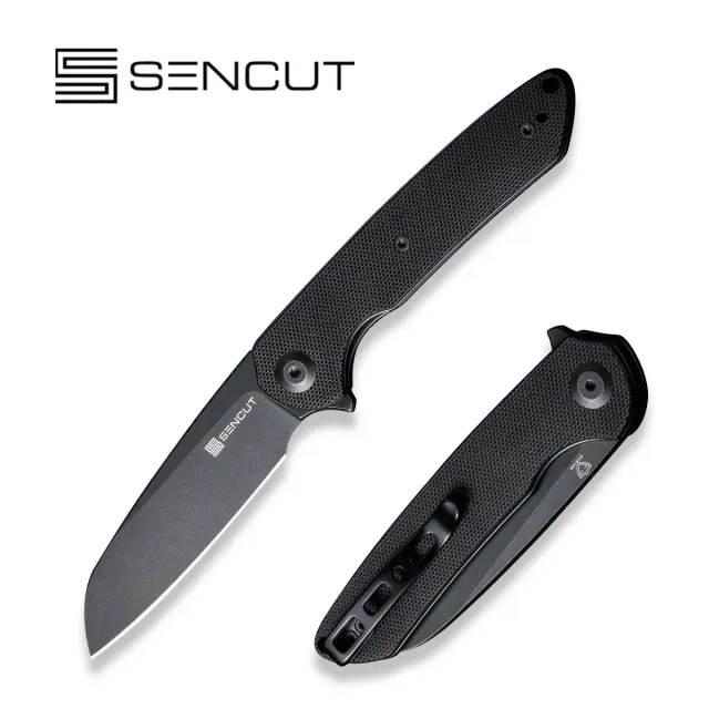 SENCUT Kyril S22001-1 Taschenmesser Schwarz 9Cr18MoV