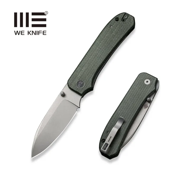 WeKnife Big Banter WE21045-2 Klappmesser Micarta Grün 20CV