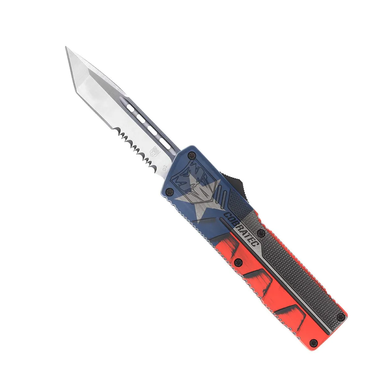 CobraTec Lightweight Texas OTF Messer D2 Cerakote
