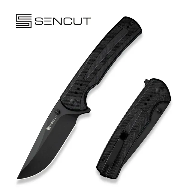 SENCUT Regnator S24057-1 Klappmesser Schwarz G10