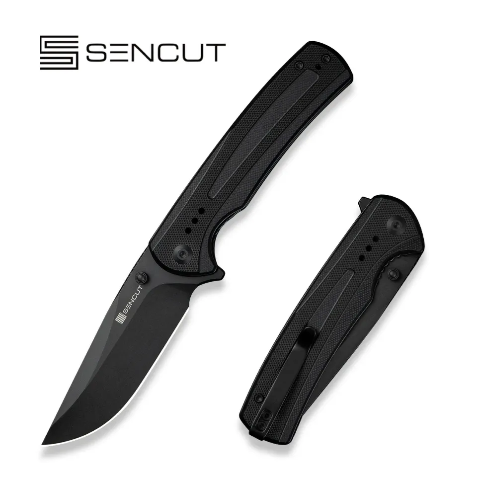 SENCUT Regnator S24057-1 Klappmesser Schwarz G10