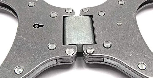 Clejuso 19R Handschellen Edelstahl mit Kette