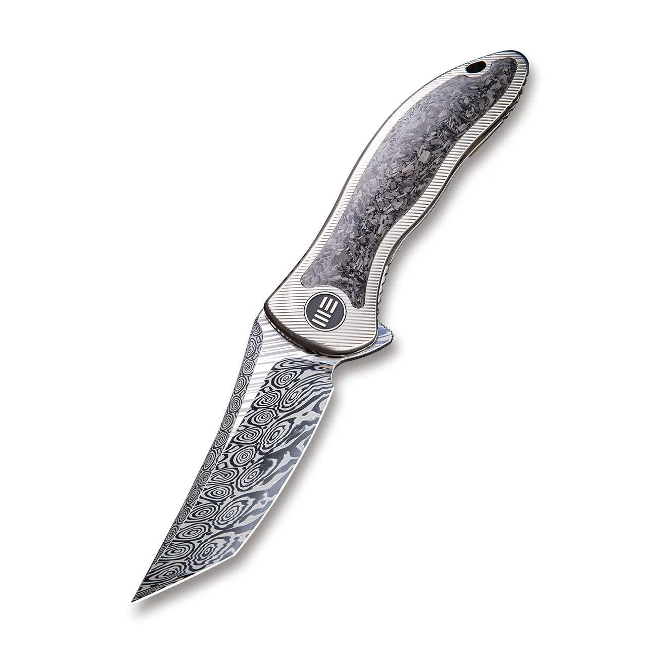 WeKnife Synergy2 912CF-DS2 Klappmesser Damasteel Carbon