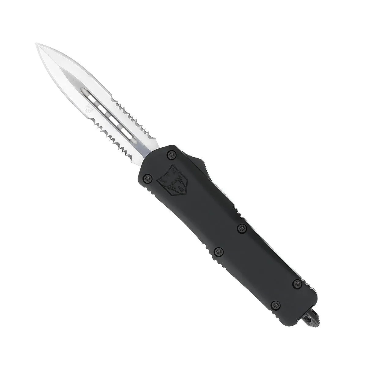 CobraTec Medium FS-3 OTF Messer D2 Schwarz Glasbrecher