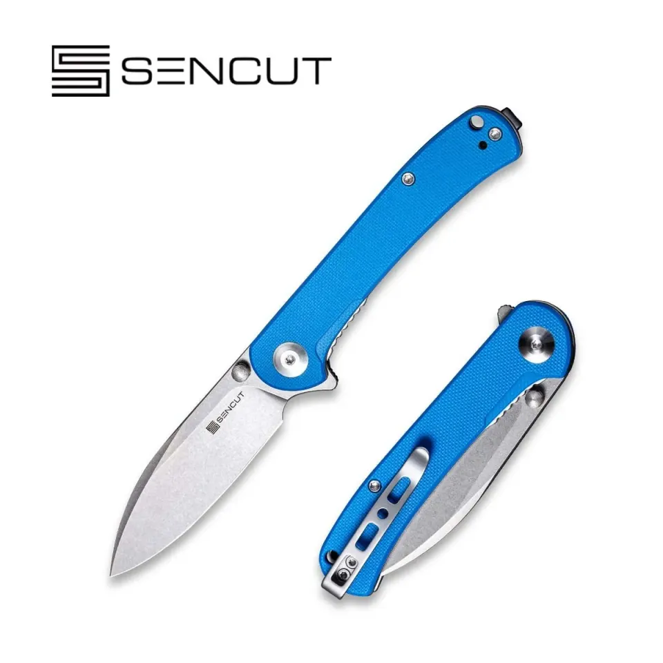 SENCUT Scepter SA03A Taschenmesser Schwarz 9Cr18MoV