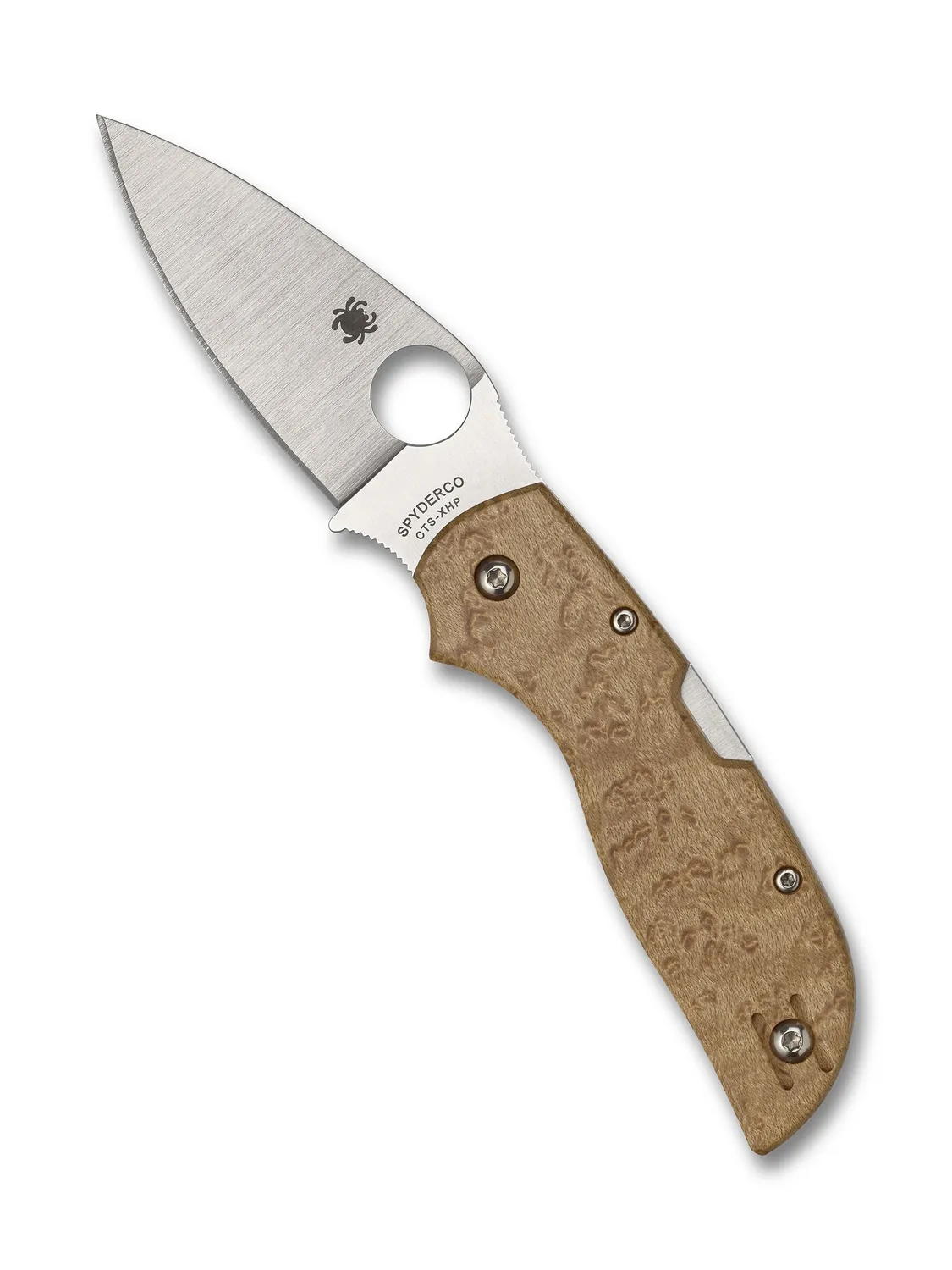 Byrd Chaparral Klappmesser Birdseye Maple CTS-XHP