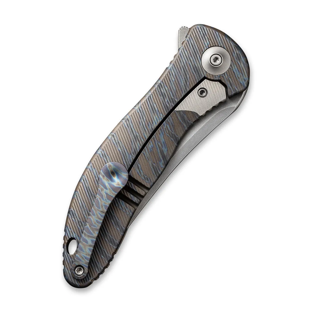 WeKnife Synergy2 912F Taschenmesser Titan Tiger Stripe M390