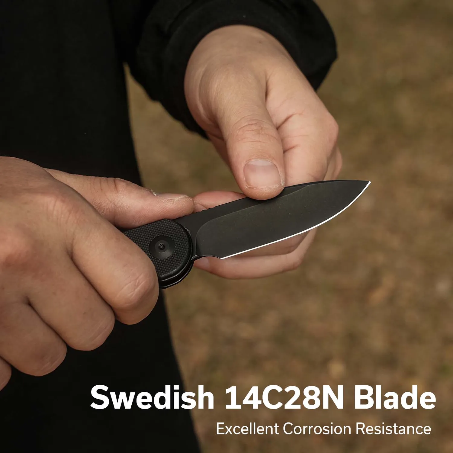 Civivi Elementum C18062AJ-1 Taschenmesser Schwarz 14C28N