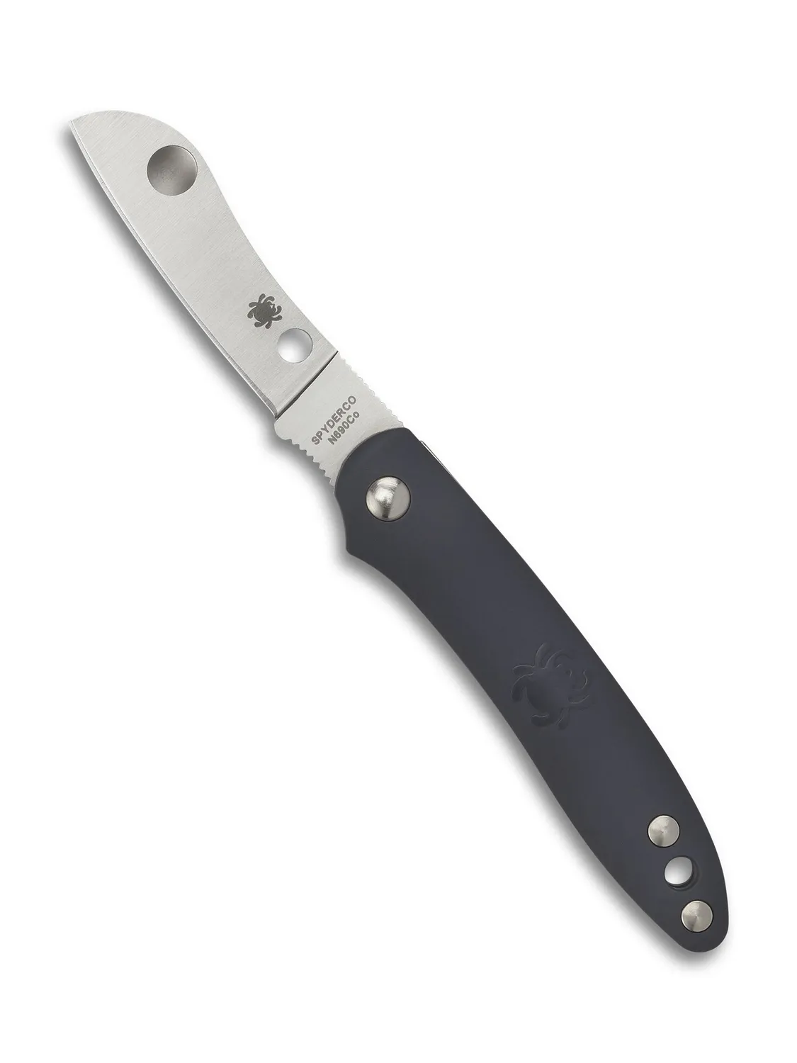 Spyderco Roadie Slipjoint Taschenmesser Schwarz N690Co