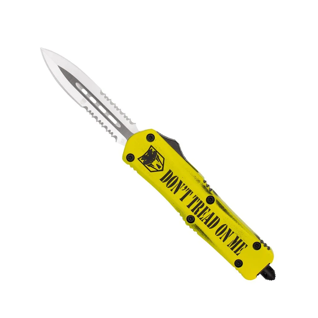CobraTec FS-3 Don´t Tread OTF-Messer D2 7,6 cm
