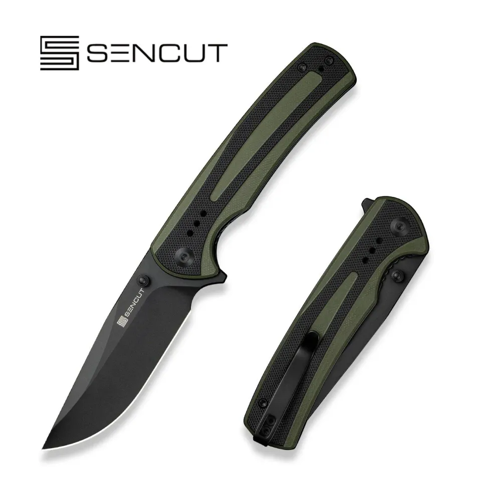 SENCUT Regnator S24057-2 Klappmesser G10 grün-schwarz