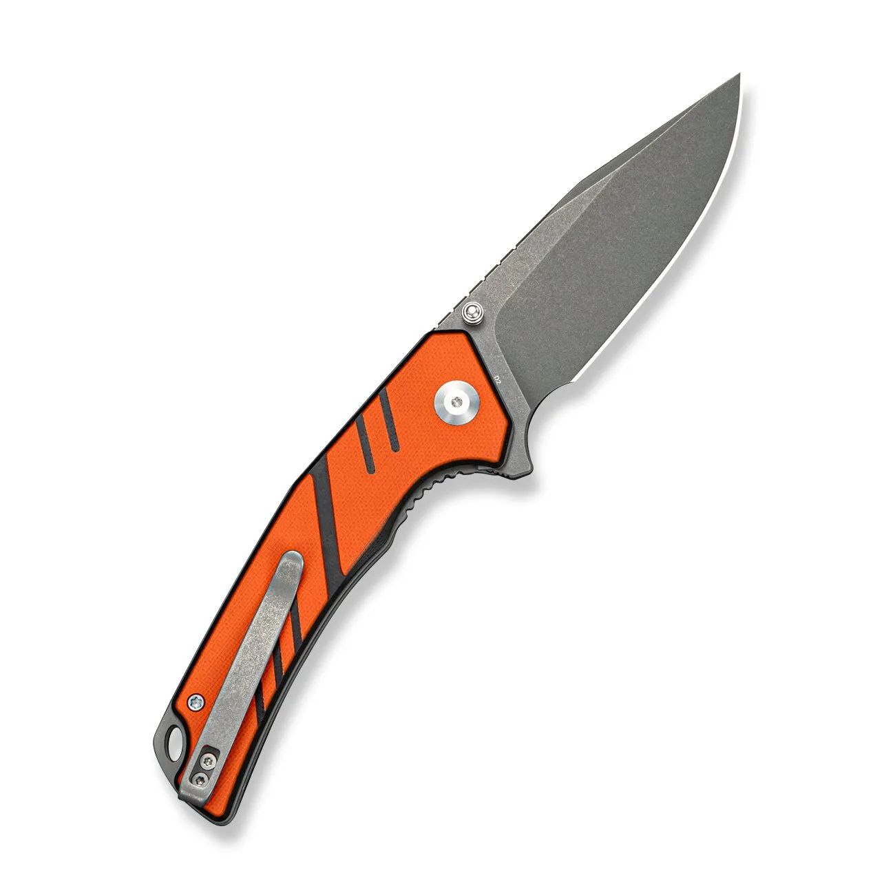 SENCUT Quirk S25099-1 Taschenmesser Orange-Schwarz D2