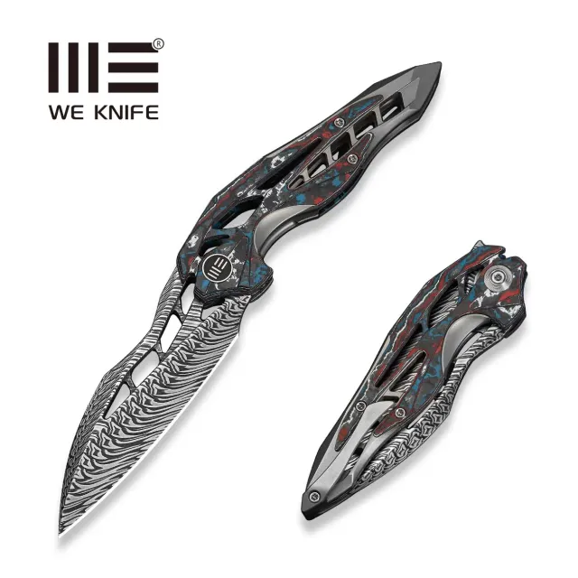 WeKnife Arrakis 906CF-DS2 Taschenmesser Damast Nebula
