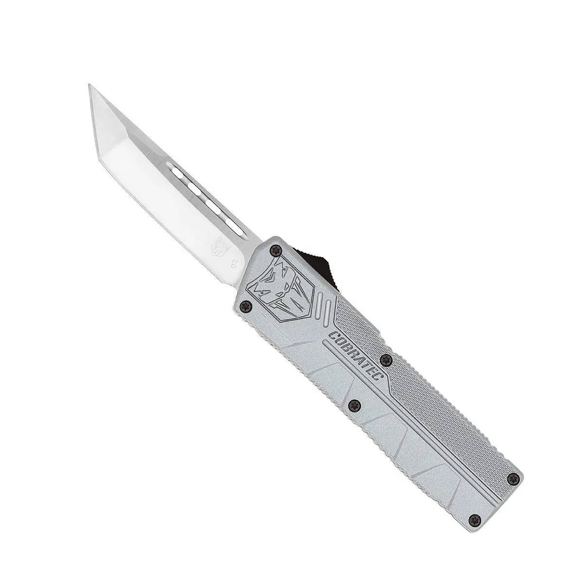 CobraTec Lightweight OTF-Messer Grau Cerakote D2