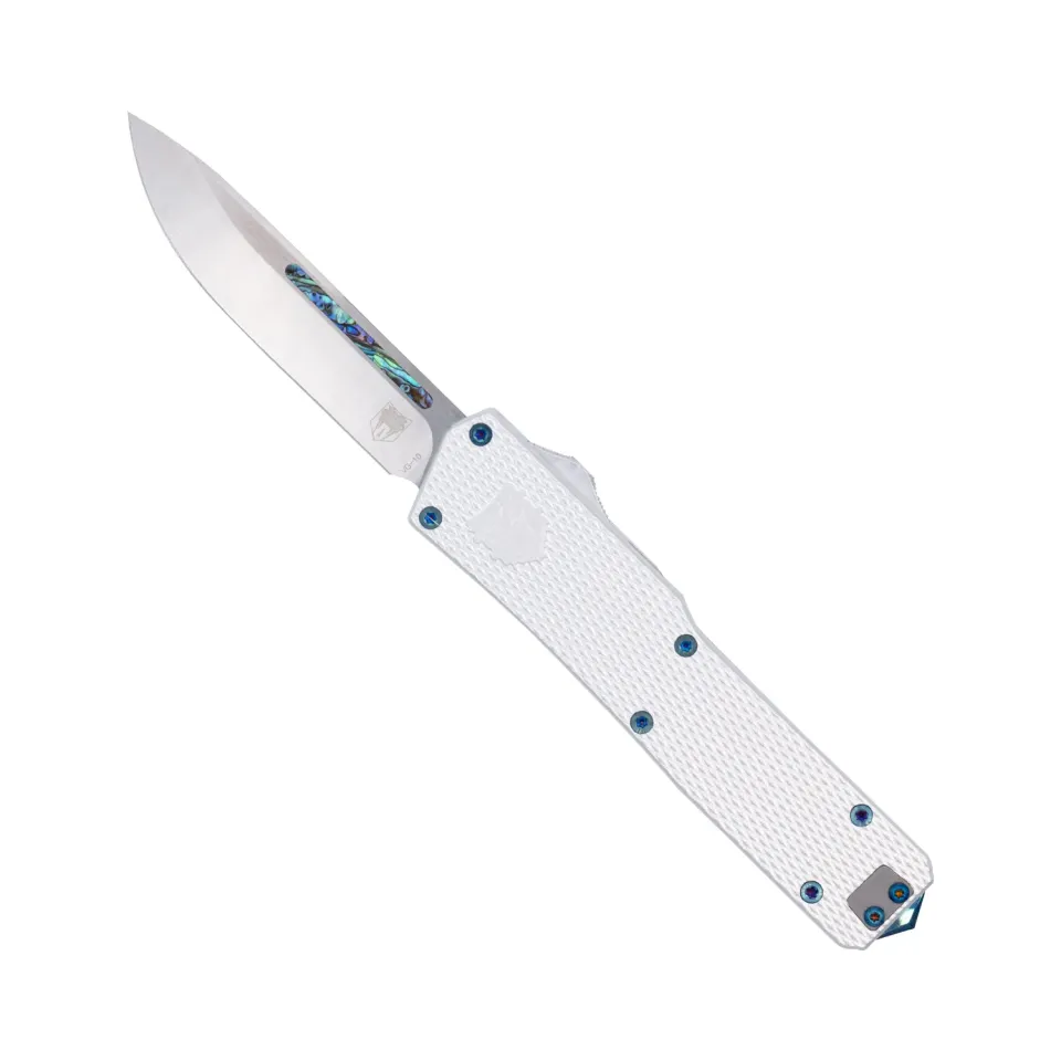 CobraTec Abalone Edge OTF Messer silber VG-10