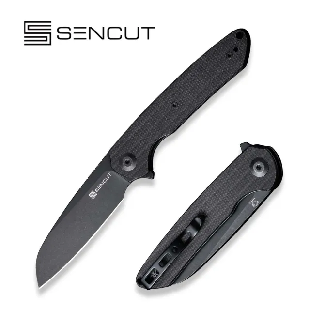 SENCUT Kyril S22001-3 Taschenmesser Micarta Sheepsfoot