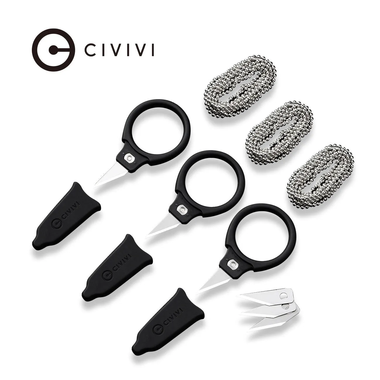 Civivi Quick Snip C22022A-2 Halsmesser 3 Klingen